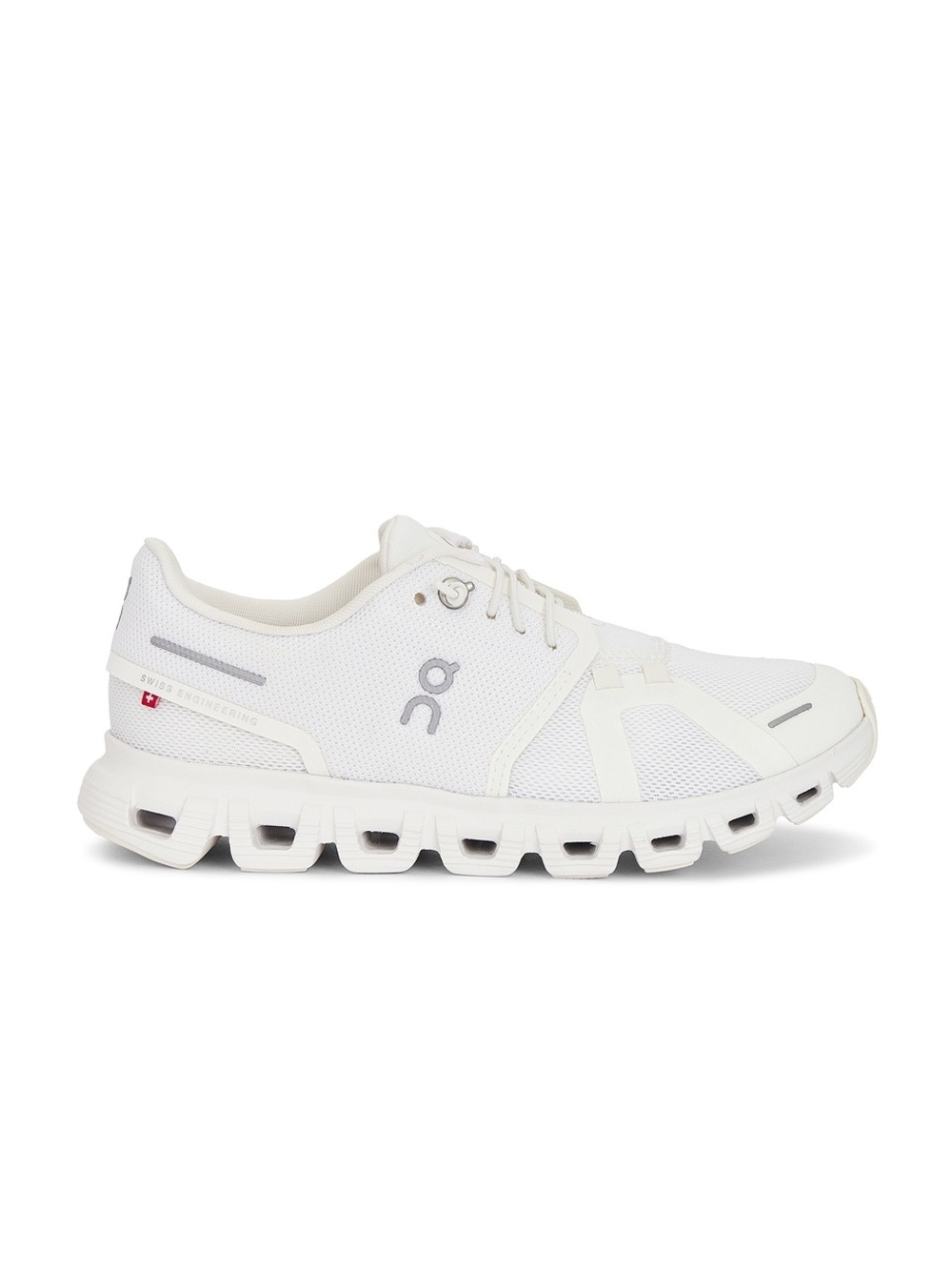 On Cloud 6 White Mesh Lace-Up Low Top Athletic Sneakers Womens Size 9 NWOB